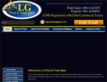 Tablet Screenshot of lgplant.com